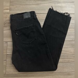 Levi's Women's Black Straight Leg Jeans size 6